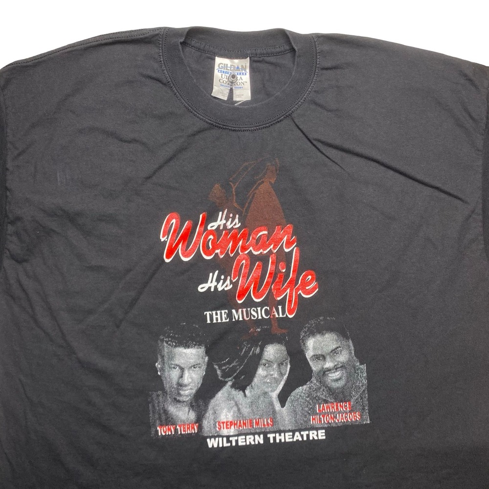 Vintage His Woman His Wife musical play shirt